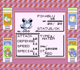 Pikablu, the water type Pikachu you may know as Marill